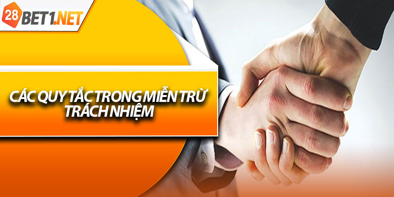 Các quy tắc trong miễn trừ trách nhiệm