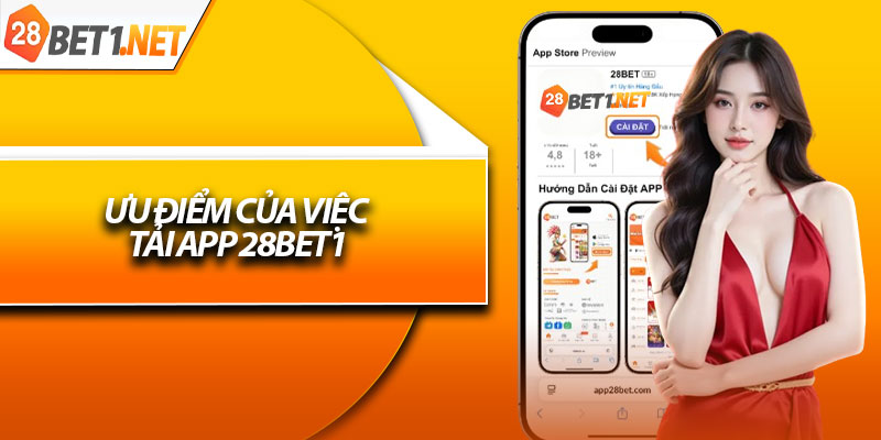 Ưu điểm của việc tải app 28bet1